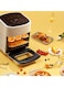 15L Air Fryer Oven, 1400W Electric Air Fryer, Family Rotisserie Oven with Digital LCD Touch Screen,6-in-1 Presets for Baking, Roasting, Dehydrating