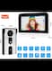 HANDS 7'' TFT LCD Wired Video Intercom System WiFi Indoor Monitor HD 1080P Outdoor Camera Tuya Motion Detection Night Vision 2-Way Audio 12pcs Keyfobs Included