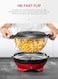 Popcorn Machine, 6 Quart/24 Cup Fast Heat up Popcorn Popper Machine, Electric Nonstick Hot Oil Popcorn Maker with Stirring Rod