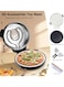 16" Large Pizza Oven with Pizza Stone &amp; Grill Pan, Portable Indoor Pizza Oven Countertop, Pizza Maker Machine for Home, Electric Portable Pizza Oven