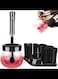 Makeup Brush Cleaner and Dryer Machine, 2-in-1 Electric Cosmetic Automatic Brush Spinner with 8 Size Rubber Collars