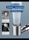 Radiotronics High Pressure Handheld Shower head with filters-3 Spray Mode & Detachable Spray Gun Mode,with Scalp Massager Shampoo Brush
