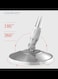 Spin Mop and Bucket Set Floor Mop Home Cleaning, with 2 Microfiber Mop Head, Adjustable Stainless Steel Handle