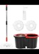 Spin Mop and Bucket Set Floor Mop Home Cleaning, with 2 Microfiber Mop Head, Adjustable Stainless Steel Handle