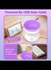 Purple Electric Makeup Brush Cleaner Machine, Windspeed Silicone Brush Cleaner Machine Beauty Blender Cleanser For Beauty Makeup Brushes,Gifts for Your Girls