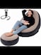Inflatable Sofa Lounge Chair Ottoman, Blow Up Chaise Lounge Air Sofa, Indoor Flocking Leisure Couch for Home Office Rest