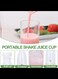 Blender - Mixer Smoothie Maker, 380 ml Rechargeable USB Stand Blender, Mini Mixer To Go with Drinking Cup