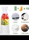 Blender - Mixer Smoothie Maker, 380 ml Rechargeable USB Stand Blender, Mini Mixer To Go with Drinking Cup
