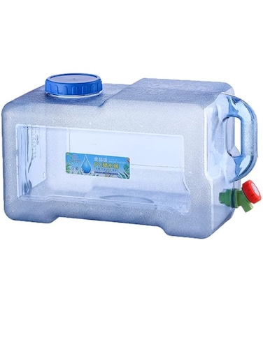 Portable Outdoor Water Bucket, 25L Water Container Tap Barrel Camping Picnic Hiking Car Driving Water Tank Container