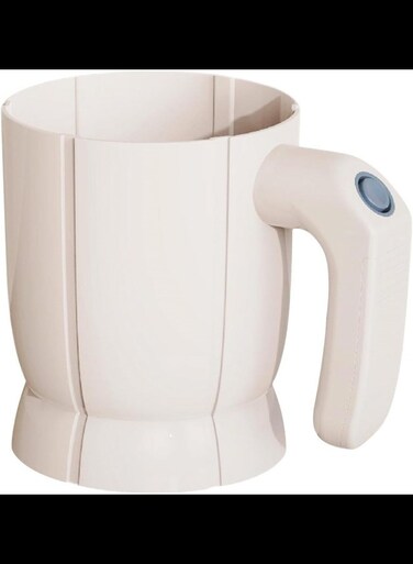 Flour Sifter Cup, 2 Cup Handheld Flour Sifter, Kitchen Flour Sifter, Handheld Flour Sifter with Squeeze Handle, Baking Tool Kitchen Utensil