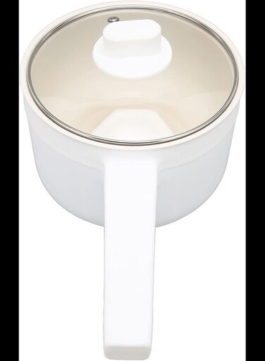 Radiotronics Electric Hot Pot, Portable, Single Layer Electric Cooker Mechanical Switch with Power Cord for Kitchen Plug 220V