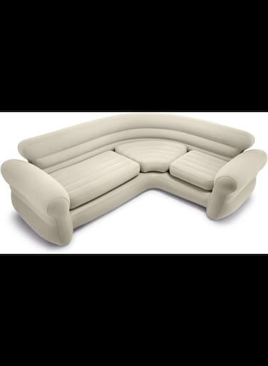 Premium Comfort Inflatable Corner Sofa, Large Size 101&quot; X 80&quot; X 30&quot; - Perfect for Relaxation and Entertaining