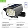 Wall Lights LED Solar Waterproof Outdoor Wall Light Motion Sensor Garden Park Lighting (Emitting Color : Black)