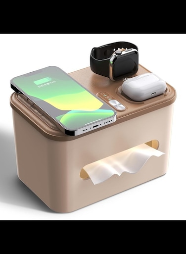 Multifunction Rectangular Tissue Holder Cover Case Facial Tissue Paper Box