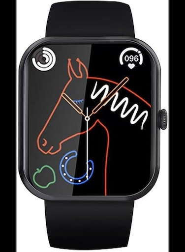 Smart Watch Smartwatch 1.85" Large Display, Fitness Call Music Password Lock Screen Waterproof, Smart Watches Mens Women for Android iOS