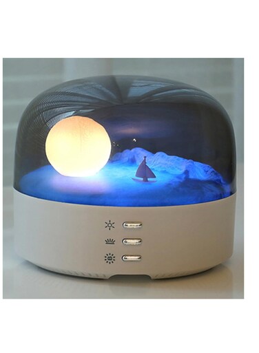 Moon Lamp, USB 3 Modes Night Light, Cute Lunar Lamp, Safe Moonlight Night Light, Durable Ambient Moonlight, Portable Touch Control