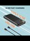 Radiotronics Portable Charger, 22.5W 10000mAh 5V/3.1A Fast Charging Power Bank, USB-C Charger Battery Pack Powerbank with 3-Output & 2-Input LED Display (White)