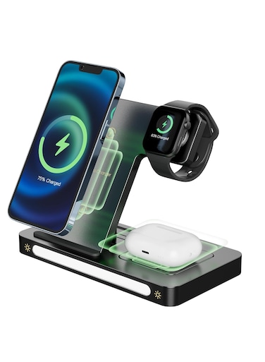 NextGen PowerHub 4-In-1 Wireless Charging Station 2.0: The Ultimate Multi-Device Charging Solution