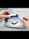 All New Travel Steam Iron with Foldable Handle Compact and Lightweight (15 x 7.5 x 9.5 cm, Multi Color)