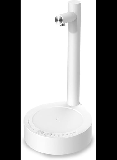 Intelligent Desktop Water Pump Barrel Mounted Water Dispenser Removable Automatic Water Dispenser Absorber ,Suitable for Home, Office, Outdoor (White)