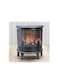 Nostalgia LED Fireplace, Electric Decoration, Battery Operated, No Heating, Realistic Fire/Flame Effect, 35 x 30 x 17 cm, with Timer (6 Hours On, 18 Hours)