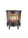 Nostalgia LED Fireplace, Electric Decoration, Battery Operated, No Heating, Realistic Fire/Flame Effect, 35 x 30 x 17 cm, with Timer (6 Hours On, 18 Hours)