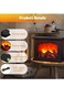 Fireplace Lanterns Decorative,Small Fake Fireplace,Flame Effect LED Fire Lamp,Battery Operated USB Charge Portable Fireplace,Indoor Outdoor Christmas Decoration