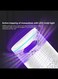 Household Mosquito Killer Powerful Mosquito Trap Suction Insect Killer Electronic Mosquito Zapper LED Trap Lamp Strong Built in Suction Fan USB Powered(white)