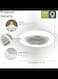Fan Light with Remote - Infinitely Adjustable Brightness（Not Adjustable Color Temperature）, Ideal for Small Spaces Requiring Ventilation and Airflow