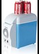 Portable Car Fridge, Portable Cooler and Freezer, 7.5 Liter Mini Car Fridge Freezer