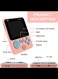 Radiotronics Retro Handheld Game Console with 666 Classic Games, 3.5 Inch Color Screen 1200mAh Rechargeable Battery, Gift for Kids and Adults (Pink)