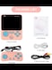 Radiotronics Retro Handheld Game Console with 666 Classic Games, 3.5 Inch Color Screen 1200mAh Rechargeable Battery, Gift for Kids and Adults (Pink)