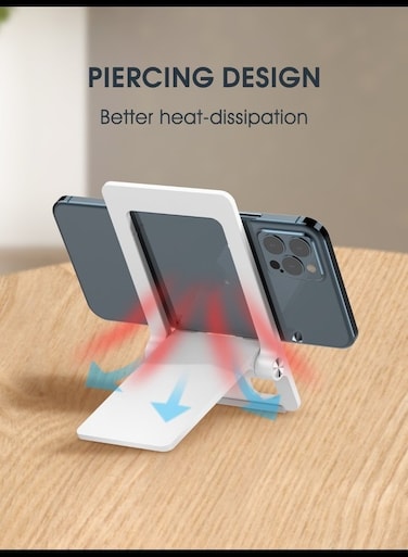 Lazy Phone Stand Desktop Phone/Tablet Holder Online Learning Live Streaming Working Desktop Stand Compatible with 4.7''-7.2''