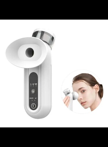 Heated Nano Eye Mist Sprayer,Portable Eye Mister with Warm Compress Moist Heat for Relief Dry Eyes and Stye