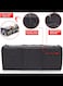 Large Collapsible Trunk Organizer with Multi Pockets, 3 Compartments Storage Organizer for Car, SUV, Minivan, Reinforced Handles