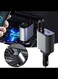 USB Car Adaptor Lighter USB Charger,Car Charging Adapter with Built in Cable,Fast Charging Compatible with iOS and iOS