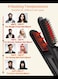 Cordless Hair Straightener, 2 in 1 Portable Flat Iron &amp; Straightening Brush, Fast Heating/3 Heat Settings, USB Rechargeable Wireless Hair Straightener