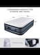 18 inch Double High Twin Air Mattress with Built in Pump for Guests Inflatable Mattress with Electric Pump Elevated Airbed