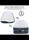 18 inch Double High Twin Air Mattress with Built in Pump for Guests Inflatable Mattress with Electric Pump Elevated Airbed