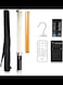 Magic Tube Light, Wand Light Kit, Handheld Led Video Light Wand (Remote +1 Batteries+Charger+Power Adapter)