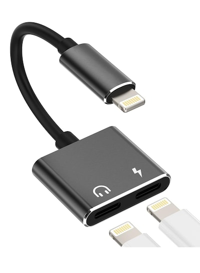 Buy iPhone Splitter Audio and Charge Adapter [Apple MFi Certified