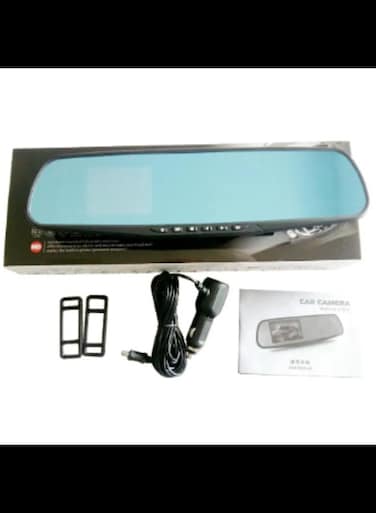 LCD Screen 4.3&#39;&#39; Dual Lens Car DVR Camera dual mirror Dash Rear View Mirror Camera FHD 1080P Vehicle Camcorder Video Recorder