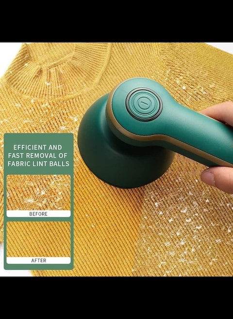 Rechargeable Fabric Shaver, Electric Lint Remover with 2 Replaceable 6-Leaf Blades,  Lint Remover for Clothes, Fabric Sofas, Blankets, Dolls, etc.