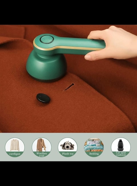 Rechargeable Fabric Shaver, Electric Lint Remover with 2 Replaceable 6-Leaf Blades,  Lint Remover for Clothes, Fabric Sofas, Blankets, Dolls, etc.