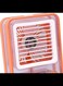 Cooling Fan Misting Fan with Water Tank Desktop Humidifier Personal Mister Spray Water Mist Fan for Bedroom Office Camping Travel Home, Orange