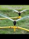 6PCS Garden Sprinkler,360&deg; Rotation Auto Irrigation System Garden Lawn Sprinkler Patio , Adjustable Above Ground Irrigation Garden Sprinkler System