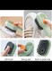 3 in 1 pack Multifunctional Cleaning Brush, Liquid Discharge Bath Brushes, Comfort Grip Soap Dispenser Clean Brush, Soft Bristles Cleaning Tool(Green)