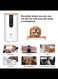 Wi-Fi Pet Camera with Treat Dispenser for Dogs and Cats. 1080P HD Video,  2-Way Audio, Sound/Motion Alerts, Night Vision, Pet Monitor, White