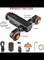 Radiotronics Dolly Motorized Slider Camera with Remote Control, Slider Electric Rail Screw 1/4 "to 3/8" 3 Speed Adjustable, Portable Electric Slider Track