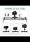 Radiotronics Dolly Motorized Slider Camera with Remote Control, Slider Electric Rail Screw 1/4 "to 3/8" 3 Speed Adjustable, Portable Electric Slider Track